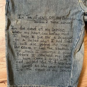 Vintage makaveli Tupac shorts need button